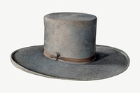 Shaker man's hat object cutout psd, collage element