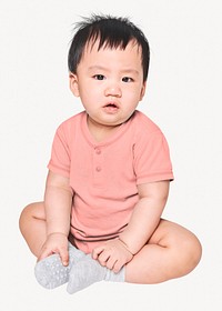 Baby romper mockup, editable apparel & fashion