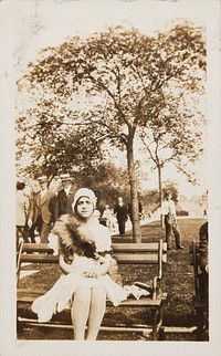 Untitled (Woman on a Park Bench)