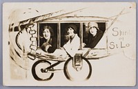 Untitled (Postcard “Spirit of St. Louis”  Airplane)