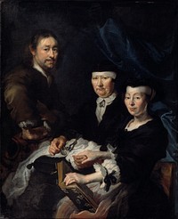 The Artist with his Family by Karel Van III Mander