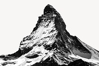 Mountain top isolated design