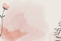 Pink watercolor rose background