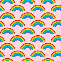 Seamless rainbow pattern background