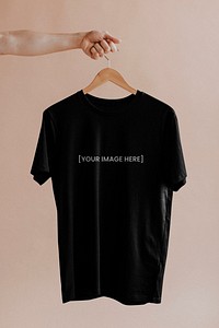 shirt in a hanger mockup