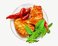 Fried chicken food element psd