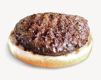 Burger image on white