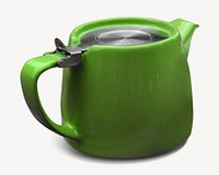 Tea pot image on white