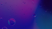 Neon purple bubble desktop wallpaper, gradient aesthetic design