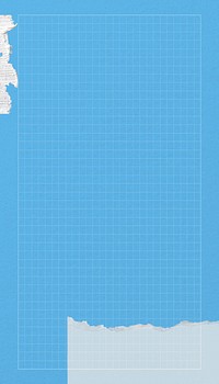 Blue cutting mat iPhone wallpaper, grid patterned design