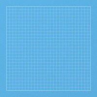 Blue cutting mat background, grid patterned design