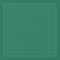 Green cutting mat background, grid patterned design