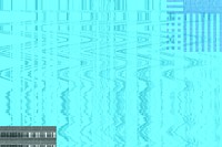 Abstract VHS glitch background, blue design