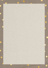 Brown frame background, gold glitter design