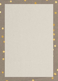 Brown frame background, gold glitter design