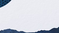 Off-white textured desktop wallpaper, ripped blue paper border