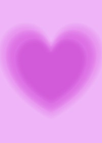 Pink heart aura background, aesthetic design