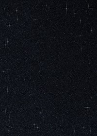 Dark starry sky background, black textured design