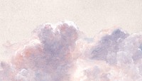 Aesthetic cloudscape background, dreamy design