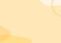 Pastel yellow background, organic shapes border