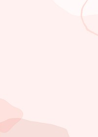 Pastel pink background, organic shapes border