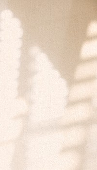 Aesthetic window shadow mobile wallpaper, beige background