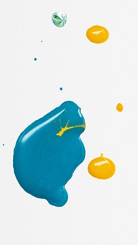 Blue paint splash iPhone wallpaper