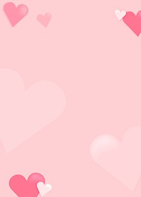 Valentine's heart background, pink design