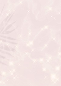 Pastel pink sparkled background, leaf shadow aesthetic