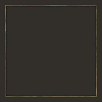 Gold line frame background, brown design