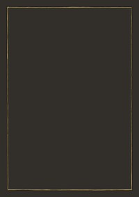 Gold line frame background, brown design