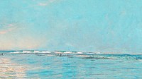 Vintage sea painting HD wallpaper