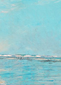 Vintage sea painting background