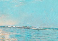 Vintage sea painting background