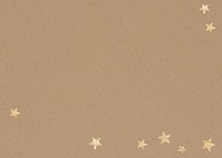 Brown paper textured background, gold star border