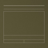 Line table frame background, dark green design