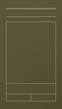 Line table frame phone wallpaper, dark green background