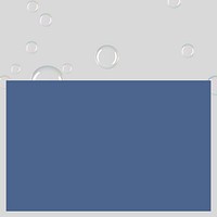 Gray bubble frame background, blue design