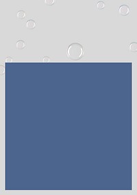 Gray bubble frame background, blue design