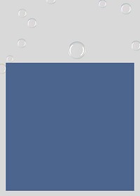 Gray bubble frame background, blue design