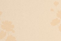 Beige textured background, flower shadow border