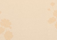 Beige textured background, flower shadow border