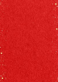 Red textured background, gold glitter border