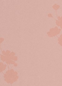 Pink textured background, flower shadow border