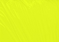 Bright lime yellow background, plastic wrap texture