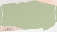 Green textured desktop wallpaper, ripped paper border
