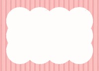 Pink striped frame background