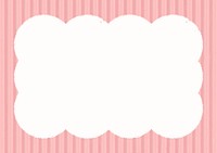 Pink striped frame background