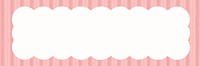 Pink striped frame background