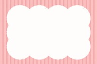 Pink striped frame background